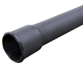 Rura osłonowa gładka kielichowa czarna 50mm UV 50X4 /3m/