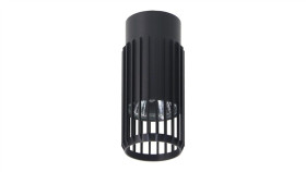 Spot Vertical Black Downlight 1Xgu10 Ml0292 Milagro