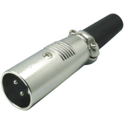 Kash 55002-Y XLR Connector Plug Straight 3 Pin Yellow 1 piece