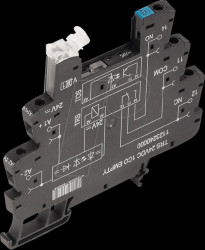 1123320000 TERMSERIES relay base for 1 changeover contacts