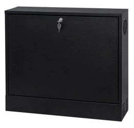 Szafa 19 2U 130mm czarny