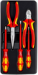 VDE VDE tool kit, 5 pieces, Knipex, 00 20 13
