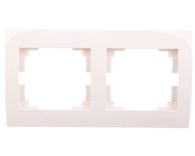 LOGI Ramka podwójna pozioma Biały 021470002 25118