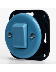 CERAMICZNY WŁĄCZNIK PODTYNKOWY KRZYŻOWY PASTELOWY LAZUROWY BEZ RAMKI KLAWISZOWY CWPTKKLPL