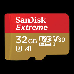 Karta pamięci microSDHC SanDisk Extreme 32GB V30 z adapterem