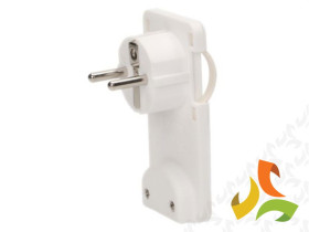 Wtyczka płaska do przewodów biała OR-AE-1311/W ORNO