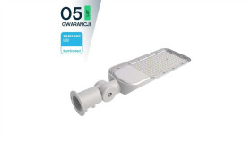 Oprawa Uliczna Led 50W 5740Lm 4000K Diody Samsung Ip65 Szara 5 Lat Gwarancji...