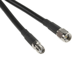 Kabel koncentryczny złącze A SMA złacze B SMA długość 5m typ kabla RF LLC200A Z zakończeniem