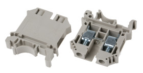 Kostka zaciskowa na szynie DIN RS PRO poziomy: Pojedynczy 26 → 8AWGŚruba 50 (UL/CSA) A, 57 (IEC) A 800 V