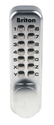 Zamek szyfrowy, materiał: Metal, Briton