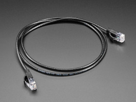Adafruit Skinny Ethernet LAN UTP CAT6 Cable - 3mm diameter - 1 meter long