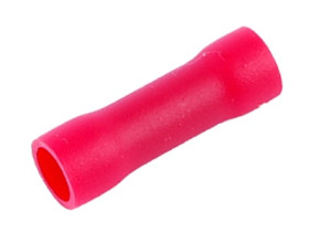 Tulejka izolowana złączka równoległa czerwona 0,5-1,5 100szt KLPR