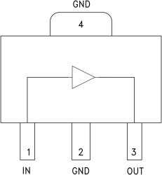 High IP3 SMT Amplifier, 0.2 - 4.0 GHz