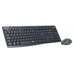 Klawiatura + mysz LOGITECH MK295 bezprzewodowa, grafitowa