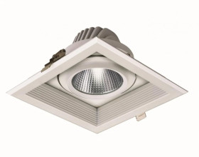 Oprawa TAPIS DOWNLIGHT LED 25W 3100LM 36st 830 ECG biały 0000002057