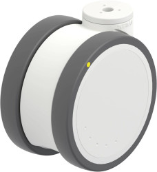 Blickle 872830 LKD-PATH 125K-11-ELS Podwójna rolka z tworzywa sztucznego Średnica koła: 125 mm Maksymalne obciążenie: 12