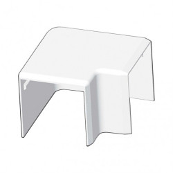 Łącznik kątowy LHD 40x40mm biały KOPOS