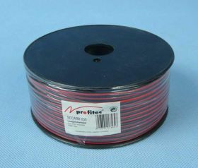 CCA 2x0,35 PROFITEC PRZEWÓD BLACK-RED