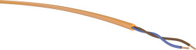 Przewód zasilania VER H05BQ-F 2x 1 Ri. 50, H05BQ-F, 2 x 1 mm², pomarańczowy, 50 m