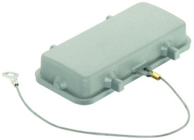 Cover cap, size 16B, thermoplastic, cross bow locking, IP65, 09300165417