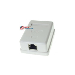 Puszka K5e 1xSTP RJ45 Natynkowa /gniazdo sieciowe komputerowe