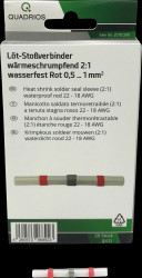 2011C399 Löt-Stoßverbinder-Sortiment, Rot - 0.5 ... 1.0 mm² - 20 tlg.