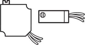 Cermet trimmer potentiometer, 25 turns, 2 kΩ, 0.5 W, PCB mounting, lateral, 3292L-1-202MLF
