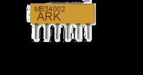 75 Ohm resistor network Isolated (military spec)