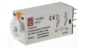 Przekaźnik Czasowy Zwłoczny Jednofunkcyjny 1 › 30S Dpdt 2-Stykowy Dpdt 24V Dc