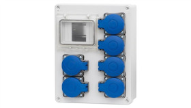 Rozdzielnica R-240 4M - Gniazda 6X230v /4 Moduły/