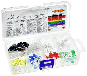 Akcesoria LED Quadrios 201711O002, 5 mm, 130 części