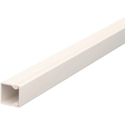 Cable duct, (L x W x H) 2000 x 15 x 15 mm, PVC, cream white, 6024963, 1 piece with 2 meters