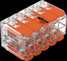 221-420 Connection terminal, 4 mm², 10-conductor