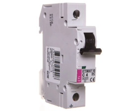 Wyłącznik nadprądowy 1P C 4A 6kA DC ETIMAT10 002137710