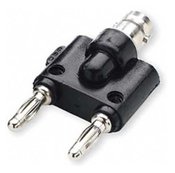 Adapter do złącz pomiarowych, rodzaj: Żeńskie do męskiego, Czarny