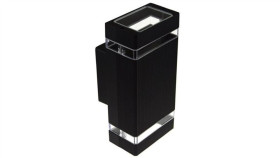 Oprawa Elewacyjna Litek 2X Gu10 Czarny