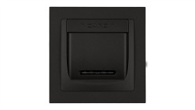 Deco Łącznik Hotelowy Czarny Mat 12Dsh-1