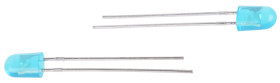 LED, THT, niebieska, 2-Pin, 4 V, 40°, 80°, Kingbright