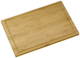 WMF 3201000234 Deska do krojenia prostokątna 45x30x1,9cm Drewniana deska duża z rowkiem na sok