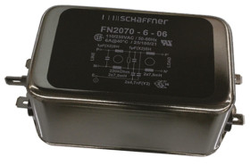 Filtr EMI 6A 1-fazowy 220kΩ 250 V AC/DC DC → 400Hz 7,8 mH Schaffner Montaż w obudowie