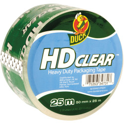 Duck Tape&#xAE; 222181 Packaging Heavy-Duty 50mm x 25m Clear