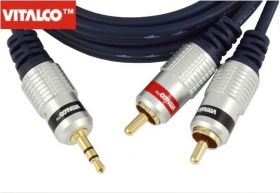 PRZEWOD JACK 2*RCA 1.5M DIGIT.