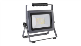 Naświetlacz Flare 70W Led 5950Lm 6500K, Ip65, Przewód Gumowy 1,5M Srebrna /...