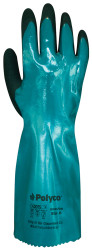 Rękawice robocze rozmiar: 8 materiał: Nitryl zerwanie: 2 ścieranie: 4 zastosowanie: Odporność na działanie substancji