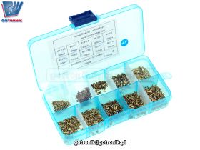 Zestaw 1000 sztuk tulejek mosiężnych do PCB