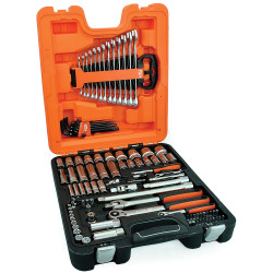 Bahco S103 Socket &amp; Spanner Set of 103 Metric 1/4in &amp;1/2in Dynamic Drive