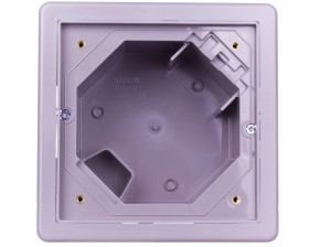Simon Connect Podstawa KSE IP66 puszki IP66 do podłóg technicznych 145x145mm szara KGE170TF/23