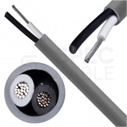 Kabel sygnałowy BL-8471 1x2x1,23mm2 do sieci operacyjnej LonWorks szary 300V nieekranowany linka Belden