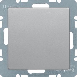 Zaślepka z płytką czołową, z cokołem i pazurkami, alu aks, lak