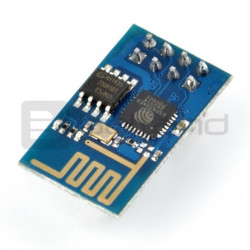 Moduł WiFi ESP-01 ESP8266 - 3 GPIO, 0,5MB, PCB antena